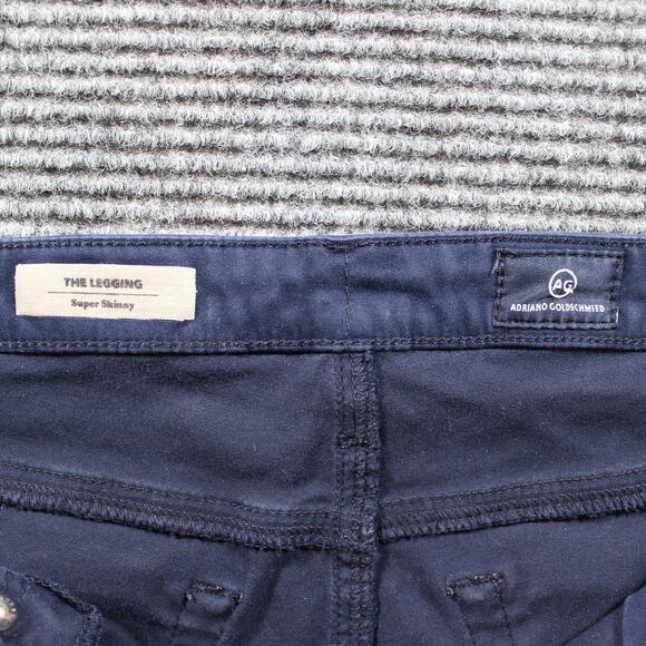 AG Adriano Goldschmied Pants Women's 26x29 Blue The Legging Super Skinny Stretch - Picture 3 of 8